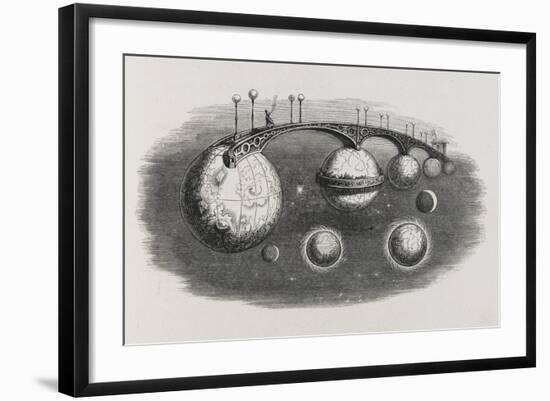 A Bridge Between Planets-Jean Gerard-Framed Giclee Print