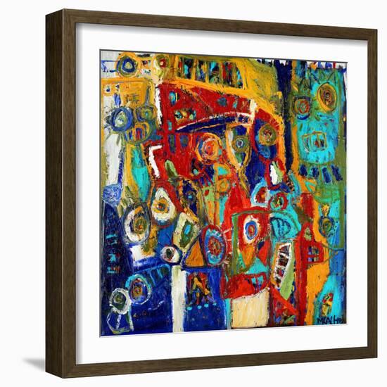 A Bridge of Colour-Martin Kalhoej-Framed Art Print