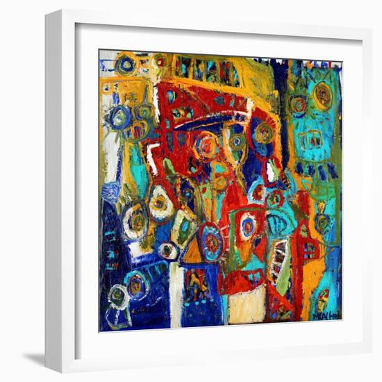 A Bridge of Colour-Martin Kalhoej-Framed Art Print