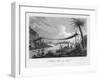 A Bridge of Ropes, Near Penipe, Ecuador, 1829-Storer-Framed Giclee Print