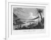 A Bridge of Ropes, Near Penipe, Ecuador, 1829-Storer-Framed Giclee Print