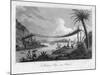 A Bridge of Ropes, Near Penipe, Ecuador, 1829-Storer-Mounted Giclee Print