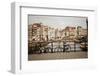 A Bridge over a Canal in Amsterdam, Netherlands-Carlo Acenas-Framed Photographic Print