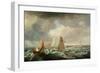 A Brigantine, a Dutch Galiot and Fishing Vessels-John Lynn-Framed Giclee Print