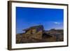 A Bright Bolide Meteor Breaking Up as it Enters the Atmosphere-null-Framed Photographic Print