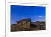 A Bright Bolide Meteor Breaking Up as it Enters the Atmosphere-null-Framed Photographic Print