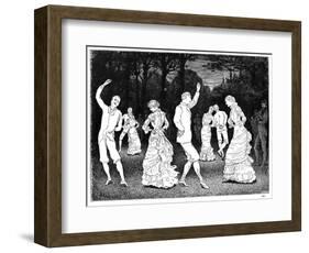 A Brilliant Idea, 1881-George Du Maurier-Framed Giclee Print