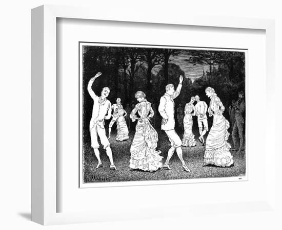 A Brilliant Idea, 1881-George Du Maurier-Framed Giclee Print