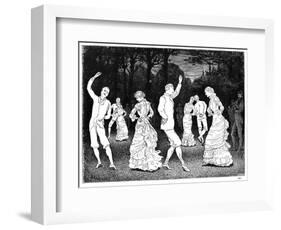 A Brilliant Idea, 1881-George Du Maurier-Framed Giclee Print