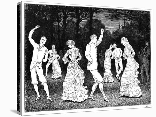A Brilliant Idea, 1881-George Du Maurier-Stretched Canvas