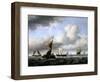 A Brisk Breeze, C.1665-Willem Van De Velde The Younger-Framed Giclee Print