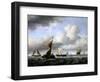 A Brisk Breeze, C.1665-Willem Van De Velde The Younger-Framed Giclee Print