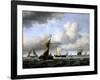 A Brisk Breeze, C.1665-Willem Van De Velde The Younger-Framed Giclee Print