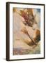 'A British Biplane Bringing Down a German Taube', c1916 (1928)-Cyrus Cuneo-Framed Giclee Print