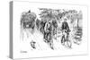 A British Cycle Club Out for a Country Ride, 1895-null-Stretched Canvas