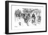 A British Cycle Club Out for a Country Ride, 1895-null-Framed Giclee Print