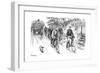 A British Cycle Club Out for a Country Ride, 1895-null-Framed Giclee Print