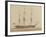 A British Frigate Riding on Her Anchor-John Wilson Carmichael-Framed Giclee Print