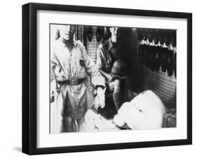 A British Officer in a Shoe Shop, Baghdad, Mesopotamia, WWI, 1918-null-Framed Giclee Print