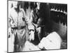 A British Officer in a Shoe Shop, Baghdad, Mesopotamia, WWI, 1918-null-Mounted Giclee Print