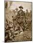 A British Soldier in a Conquered Enemy Trench: Quiet and Steadfast and in Triumph Merciful-null-Mounted Giclee Print