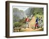 'A British soldier Taking Two French Officers at the Battle of the Pyrenees', 1813 (1816)-Matthew Dubourg-Framed Giclee Print