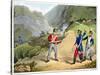 'A British soldier Taking Two French Officers at the Battle of the Pyrenees', 1813 (1816)-Matthew Dubourg-Stretched Canvas