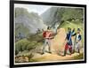 'A British soldier Taking Two French Officers at the Battle of the Pyrenees', 1813 (1816)-Matthew Dubourg-Framed Giclee Print