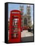 A British Telecom Red Phone Box-null-Framed Stretched Canvas