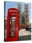 A British Telecom Red Phone Box-null-Stretched Canvas
