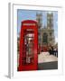 A British Telecom Red Phone Box-null-Framed Photographic Print