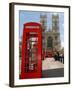 A British Telecom Red Phone Box-null-Framed Photographic Print