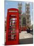 A British Telecom Red Phone Box-null-Mounted Photographic Print
