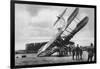 A British Vickers Vimy Biplane, Crashed South-West of Lille, France, World War I, 1917-null-Framed Giclee Print