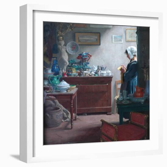 A Brittany Antique Shop, 1911-Ernest Procter-Framed Giclee Print