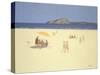 A Brittany Beach (Oil on Canvas)-Robert Buhler-Stretched Canvas