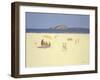 A Brittany Beach (Oil on Canvas)-Robert Buhler-Framed Giclee Print