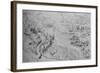 'A Broad River with a Canal Running Beside It', c1480 (1945)-Leonardo Da Vinci-Framed Giclee Print