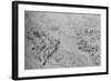 'A Broad River with a Canal Running Beside It', c1480 (1945)-Leonardo Da Vinci-Framed Giclee Print