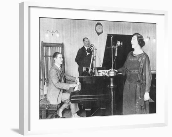 A Broadcast Ca 1922-null-Framed Photographic Print