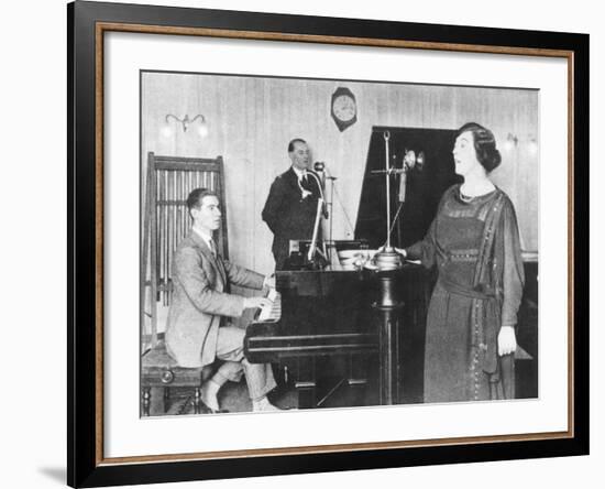 A Broadcast Ca 1922-null-Framed Photographic Print