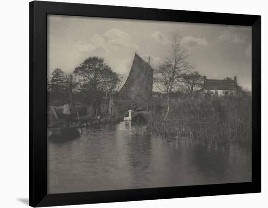 A Brodman's Cottage (Cottage of a Peasant of Norfolk)-Peter Henry Emerson-Framed Giclee Print