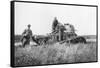 A Broken Down French Light Tank, Villers-Cotterets, Aisne, France, 1918-null-Framed Stretched Canvas