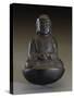 A Bronze Buddhist Deity, Kakebotoke Kamakura Period, (13th-14th Century)-null-Stretched Canvas