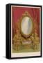 A Bronze Gilt Mirror by a V Paillard, Paris-null-Framed Stretched Canvas