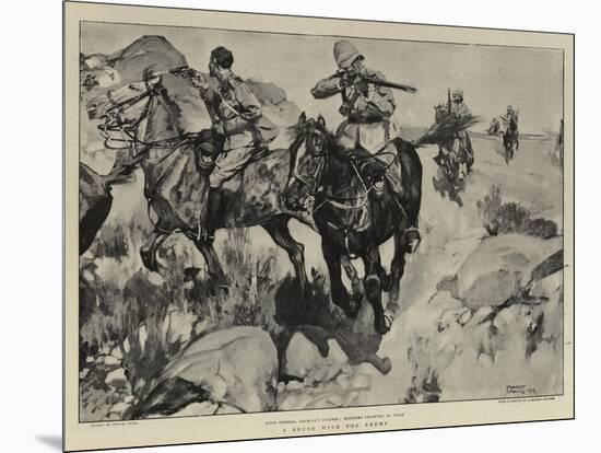 A Brush with the Enemy-Frank Craig-Mounted Giclee Print