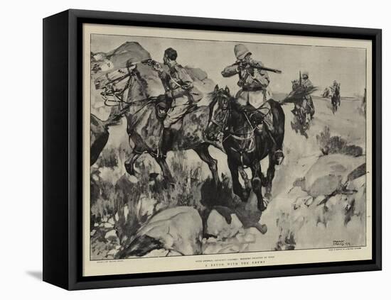 A Brush with the Enemy-Frank Craig-Framed Stretched Canvas