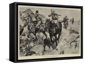 A Brush with the Enemy-Frank Craig-Framed Stretched Canvas