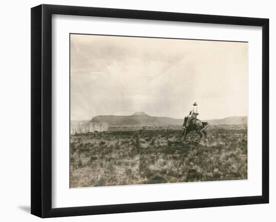 A Buck Jumper, 1906-E. B. Gibbes-Framed Photographic Print
