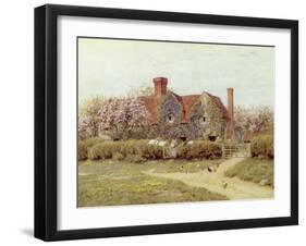 A Buckinghamshire House at Penstreet-Helen Allingham-Framed Giclee Print